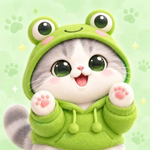 青蛙猫系列形象
